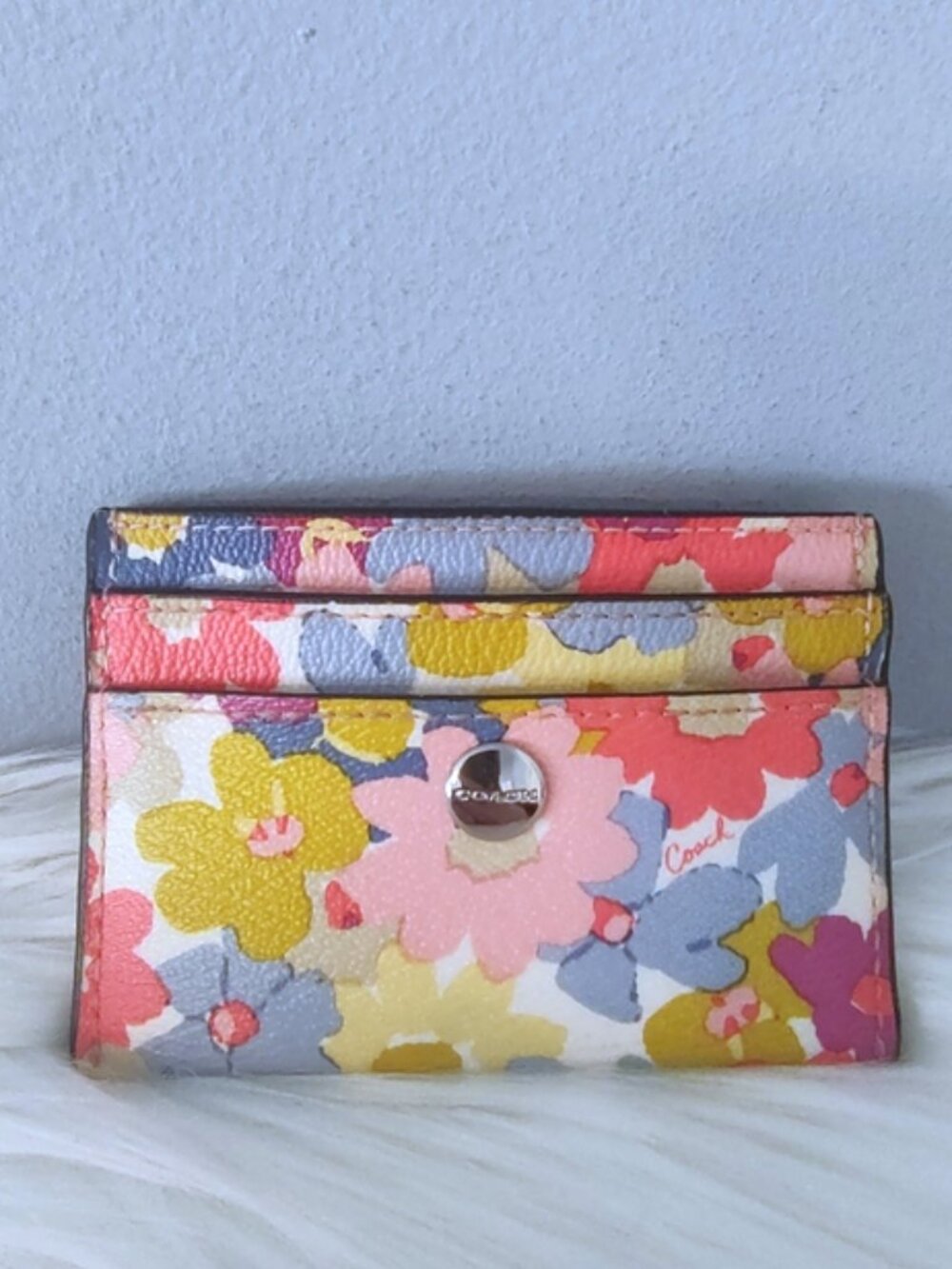Coach Peyton cardholder card case EUC